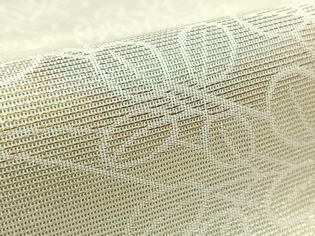平和屋着物＊夏物 六通柄袋帯 萩文 金糸 正絹 逸品 AAAV9783jh