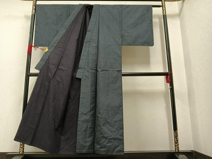 平和屋着物●男性　本場大島紬　アンサンブル　100亀甲　総詰め　正絹　逸品　AAAW0022ph