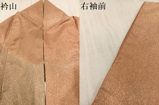 平和屋着物●本場染大島紬 訪問着 草花文 暈し染め 正絹 逸品 AAAW0025ph