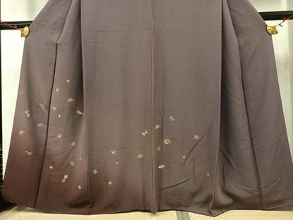 平和屋着物●訪問着 刺繍 宝尽くし 暈し染め 正絹 逸品 AAAW0027ph