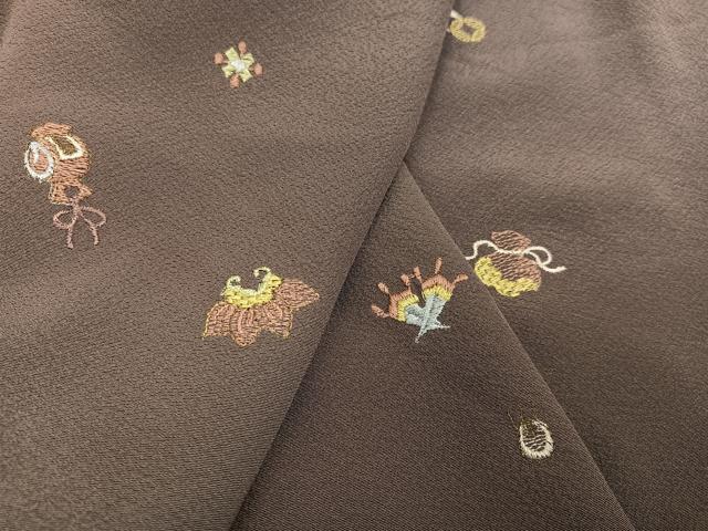 平和屋着物●訪問着 刺繍 宝尽くし 暈し染め 正絹 逸品 AAAW0027ph