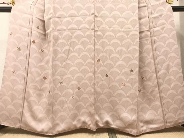 平和屋着物●訪問着 楓文 正絹 逸品 AAAW0039ph
