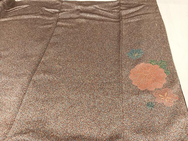 平和屋着物●訪問着 草花文 金彩 正絹 逸品 AAAW0050ph