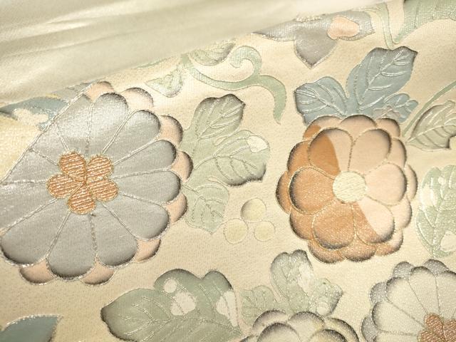平和屋着物●六通柄袋帯 辻が花 刺繍 金銀糸 正絹 逸品 AAAW0342wj