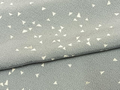 平和屋着物▽上質な小紋 単衣 幾何学文様 正絹 逸品 AAAW1257fy