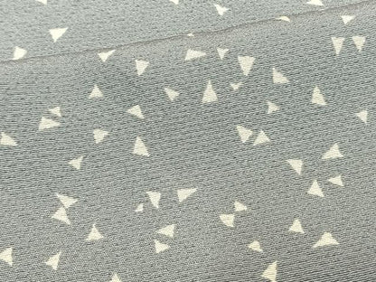 平和屋着物▽上質な小紋 単衣 幾何学文様 正絹 逸品 AAAW1257fy