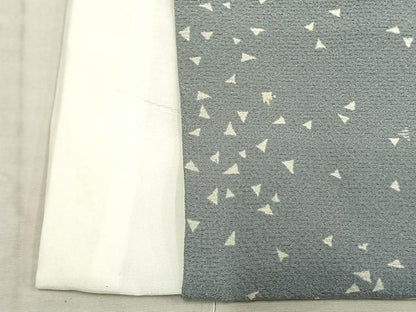 平和屋着物▽上質な小紋 単衣 幾何学文様 正絹 逸品 AAAW1257fy