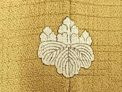 平和屋着物▽訪問着　単衣　螺鈿　枝花文　暈し染め　銀彩　正絹　逸品　AAAW1263fy