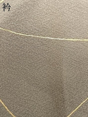 平和屋着物▽上質な小紋 単衣 草花文 金彩 正絹 逸品 AAAW1284fy