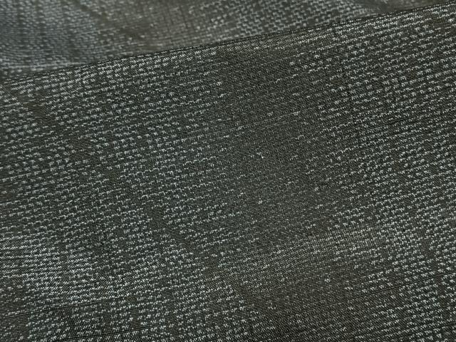 平和屋着物▽上質な紬 単衣 斜縞 正絹 逸品 AAAW1290fy