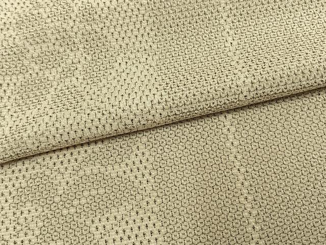 平和屋着物▽本塩沢 単衣 110亀甲 草花間道 鈴乃屋扱い 正絹 逸品 AAAW1299fy