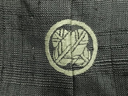 平和屋着物▽染織の名門 しょうざん 生紬 単衣 色無地 錫色 正絹 逸品 AAAW1309fy