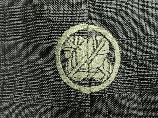 平和屋着物▽染織の名門 しょうざん 生紬 単衣 色無地 錫色 正絹 逸品 AAAW1309fy
