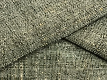 平和屋着物▽男性　単衣　紬　霞文　正絹　逸品　AAAW1343fy