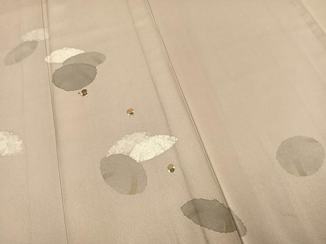 平和屋着物▽訪問着 単衣 駒刺繍 人物文 金糸 金彩 正絹 逸品 AAAW1358fy