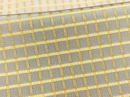 平和屋着物▽上質な紬 単衣 吉野間道 正絹 逸品 AAAW1363fy