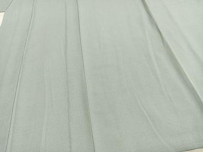 平和屋着物▽上質な色無地 単衣 作家物 草木染 月白色 正絹 逸品 AAAW1368fy