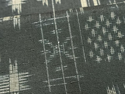 平和屋着物▽訪問着 単衣 幾何学文様 正絹 逸品 AAAW1373fy