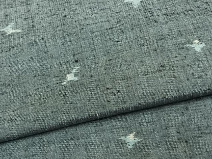 平和屋着物▽上質な紬 単衣 幾何学文様 正絹 逸品 AAAW1378fy