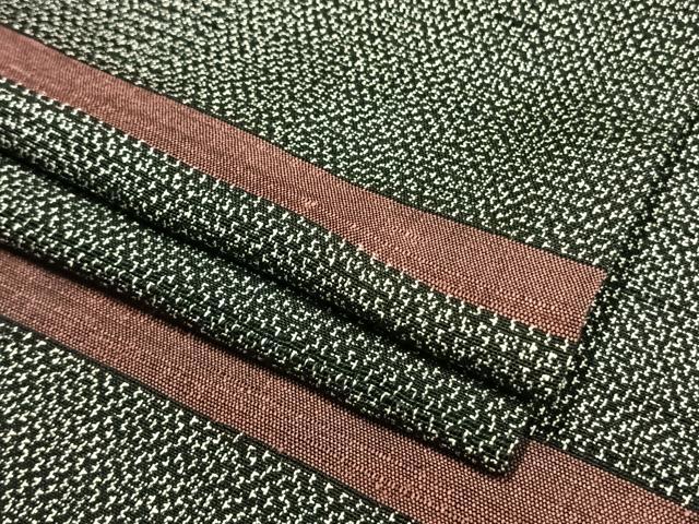 平和屋着物▽訪問着 単衣 横縞 正絹 逸品 AAAW1379fy