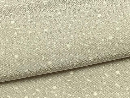 平和屋着物▽上質な小紋 単衣 箔散らし文 鬼しぼ縮緬 正絹 逸品 AAAW1387fy