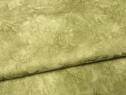 平和屋着物▽上質な小紋 単衣 地紋起こし 花尽くし 正絹 逸品 AAAW1391fy