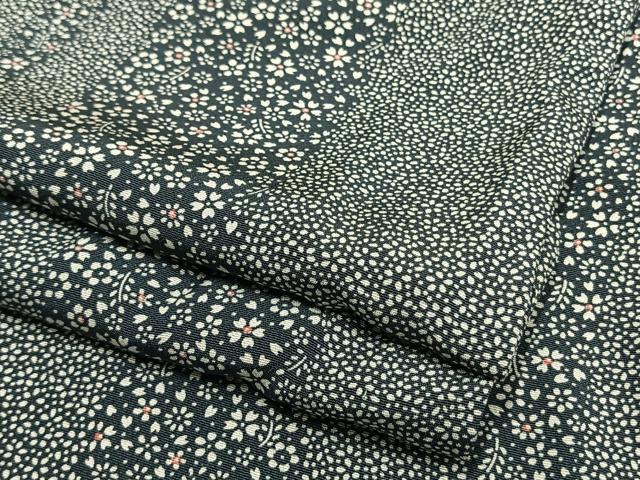 平和屋着物▽上質な小紋 単衣 花間道 正絹 逸品 AAAW1398fy