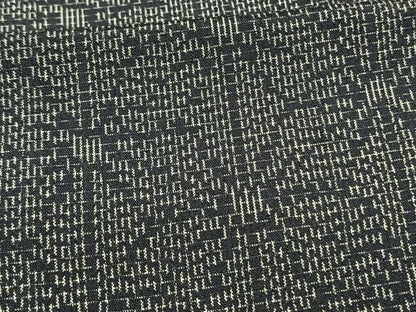 平和屋着物▽上質な紬 単衣 麻の葉文様 正絹 逸品 AAAW1431fy