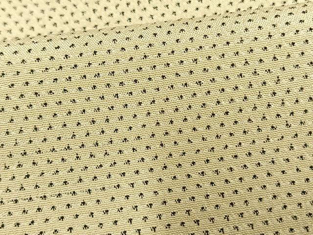 平和屋着物▽本塩沢 単衣 蚊絣 正絹 逸品 AAAW1437fy