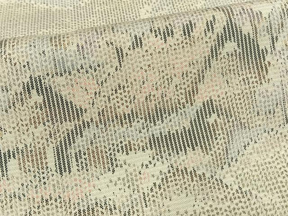平和屋着物▽上質な紬 単衣 風景樹林文 正絹 逸品 AAAW1443fy