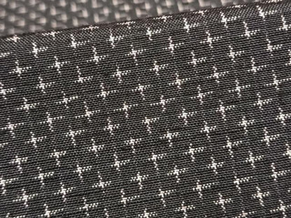 平和屋着物▽上質な紬 単衣 十字絣 正絹 逸品 AAAW1453fy