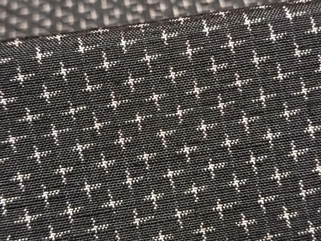 平和屋着物▽上質な紬 単衣 十字絣 正絹 逸品 AAAW1453fy