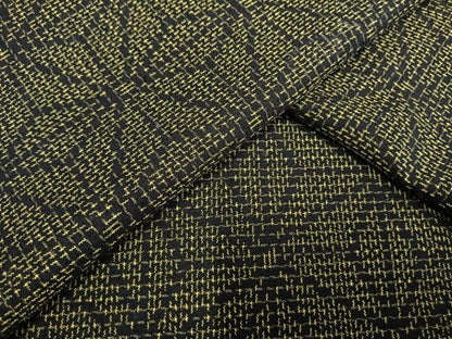 平和屋着物▽上質な紬 単衣 麻の葉文様 正絹 逸品 AAAW1455fy