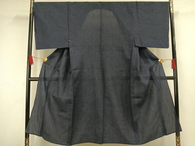 平和屋着物▽男性 紬 単衣 霞文 正絹 逸品 AAAW1464fy