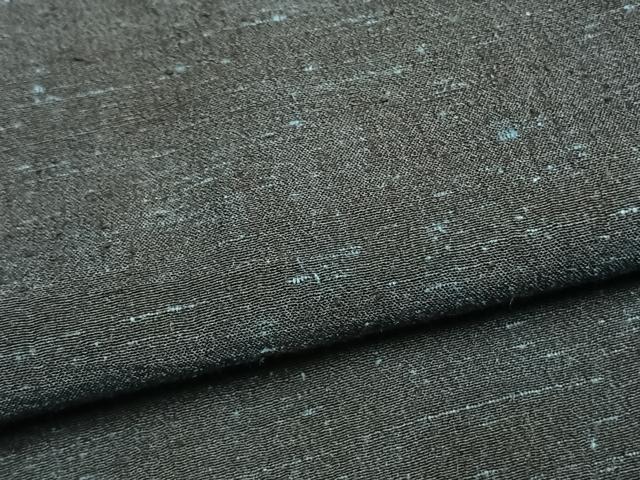 平和屋着物▽男性 紬 単衣 霞文 正絹 逸品 AAAW1464fy