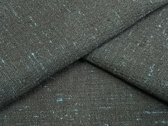 平和屋着物▽男性 紬 単衣 霞文 正絹 逸品 AAAW1464fy