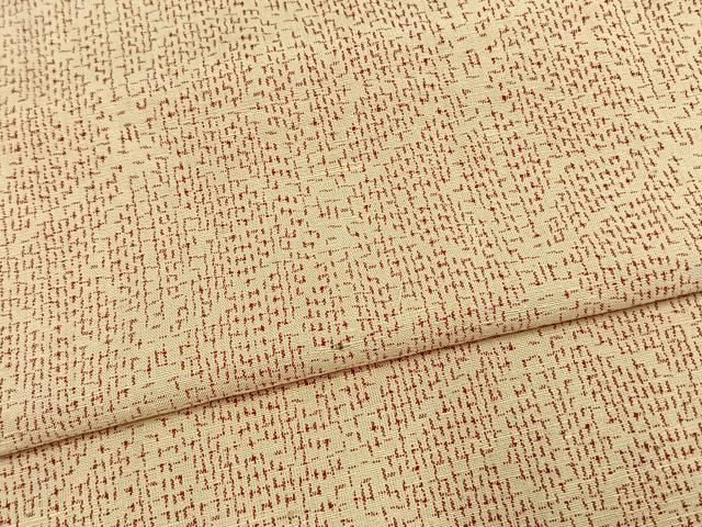 平和屋着物▽上質な紬 単衣 麻の葉文様 正絹 逸品 AAAW1470fy
