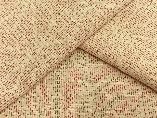 平和屋着物▽上質な紬 単衣 麻の葉文様 正絹 逸品 AAAW1470fy