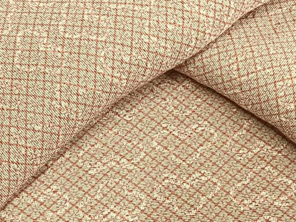 平和屋着物▽上質な小紋 単衣 花菱文 正絹 逸品 AAAW1472fy