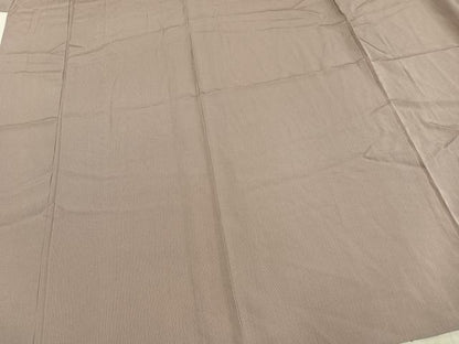 平和屋着物▽江戸小紋 単衣 万筋 ピンク色×灰色 正絹 逸品 AAAW1478fy