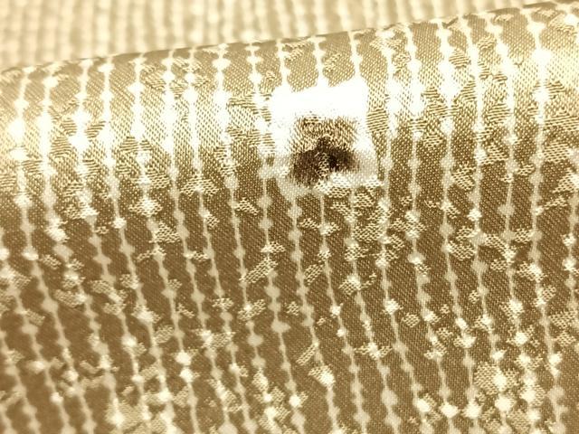 平和屋着物▽上質な小紋　単衣　絞り　あられ文　正絹　逸品　AAAW1479fy