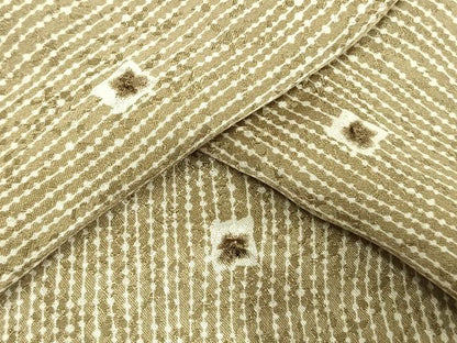 平和屋着物▽上質な小紋　単衣　絞り　あられ文　正絹　逸品　AAAW1479fy