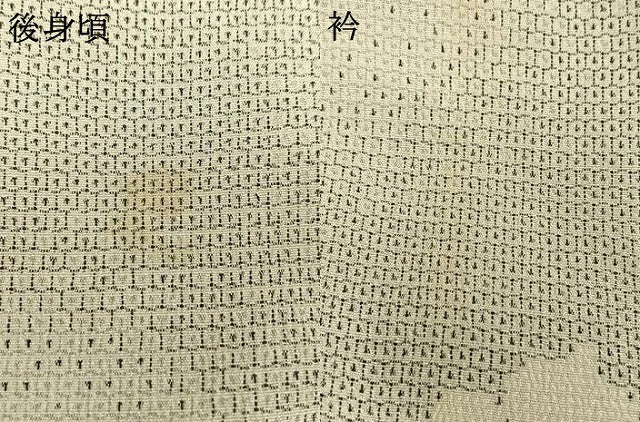 平和屋着物▽本塩沢 単衣 110亀甲 草花文 正絹 逸品 AAAW1480fy