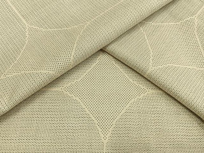 平和屋着物▽本場大島紬　単衣　白大島　150亀甲　幾何学文様　正絹　逸品　AAAW1489fy
