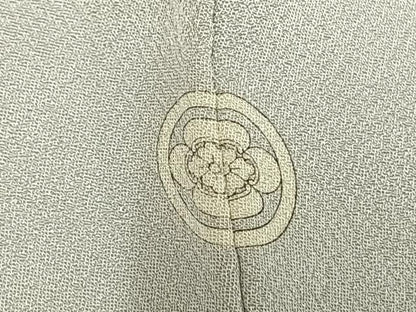 平和屋着物▽訪問着　単衣　駒刺繍　絞り　草花文　金彩　正絹　逸品　AAAW1493fy