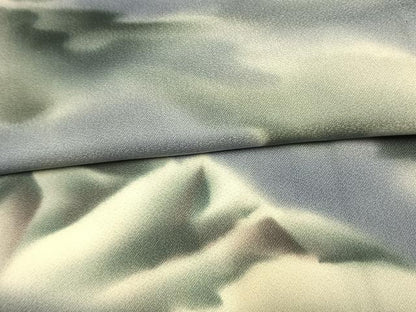 平和屋着物▽訪問着 単衣 作家物 風景文 暈し染め 正絹 逸品 AAAW1500fy
