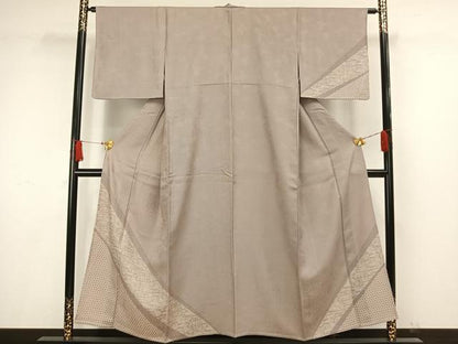 平和屋着物▽訪問着　単衣　切嵌吉祥文　ますいわ屋扱い　正絹　逸品　AAAW1508fy
