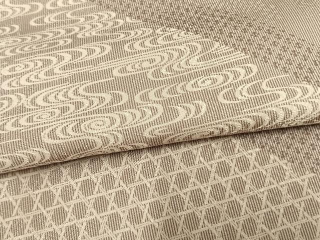平和屋着物▽訪問着　単衣　切嵌吉祥文　ますいわ屋扱い　正絹　逸品　AAAW1508fy