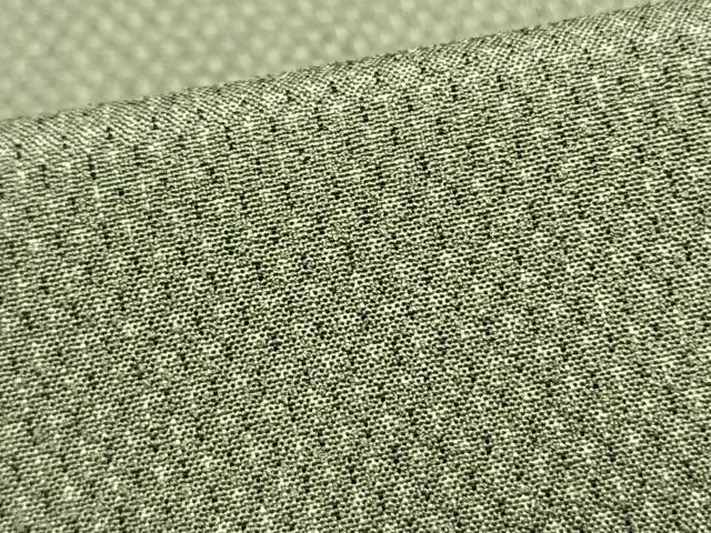 平和屋着物▽お召 単衣 蚊絣 正絹 逸品 AAAW1513fy