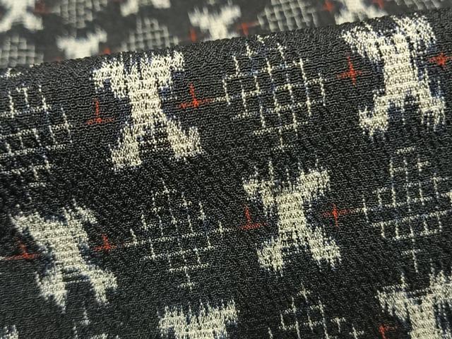 平和屋着物▽小紋 単衣 幾何学文様 AAAW1525fy